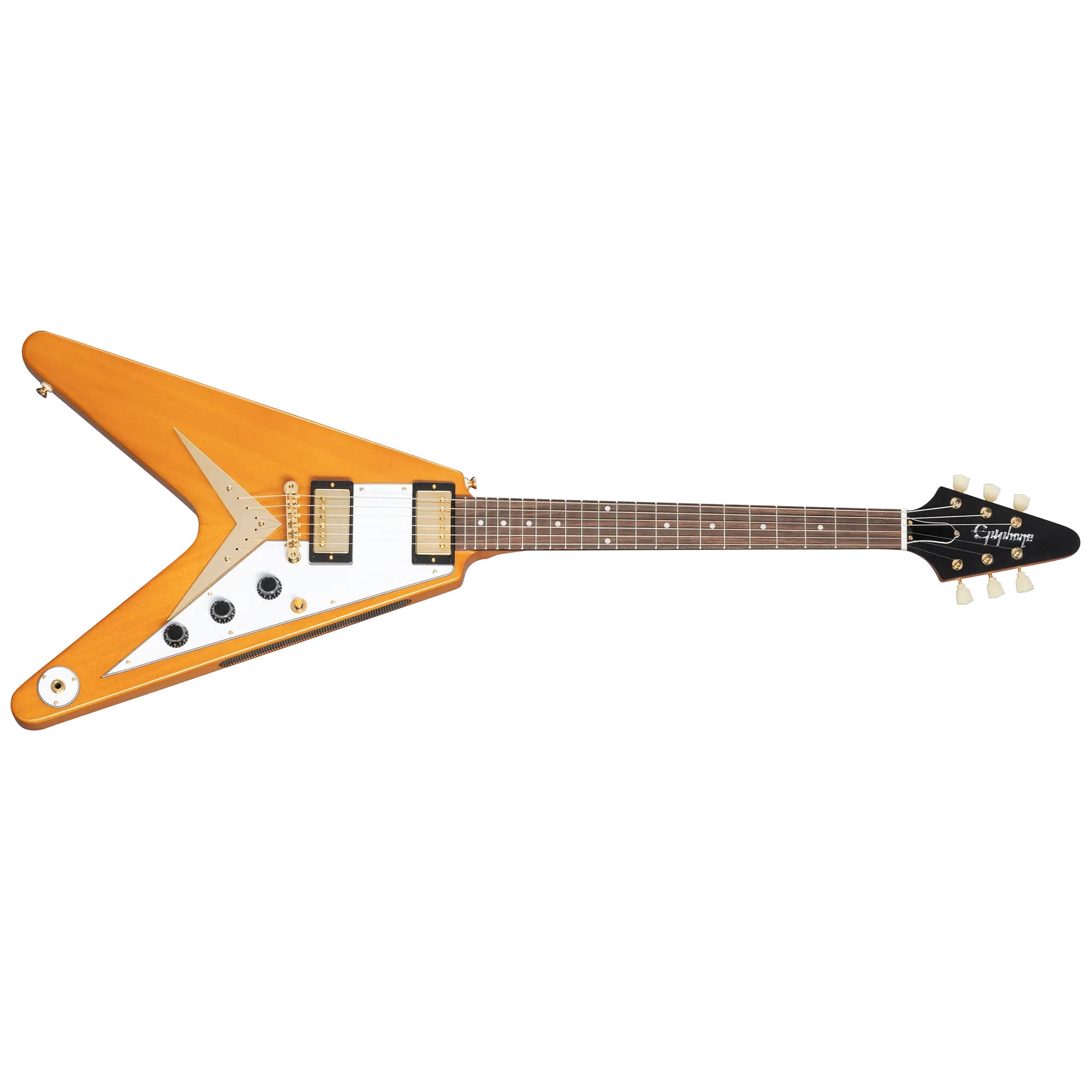 Epiphone 1958 Korina Flying V - Aged Natural